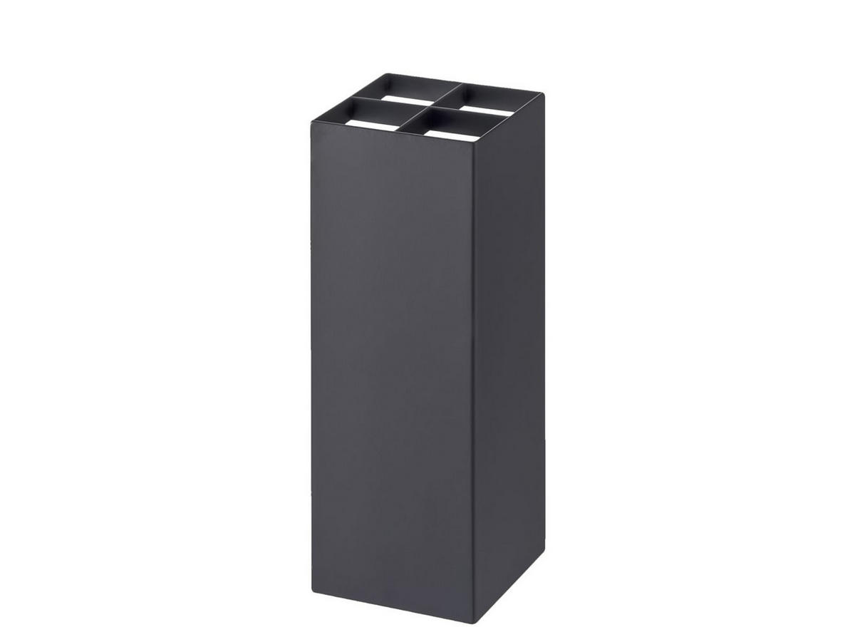SCHIRMSTÄNDER Smart schwarz 11x11x30cm - Schwarz, Metall (11/30/11cm) - Yamazaki