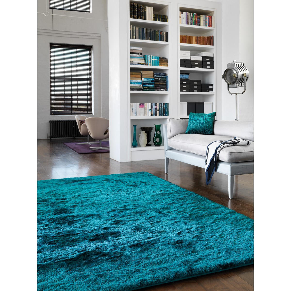 TEPPICH Weicher und farbenfroher GOSSIP Blau 200 x 300 cm - Blau, Textil (200/300cm) - Novatrend