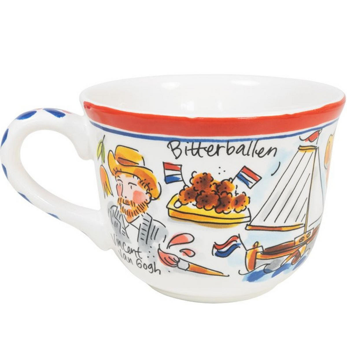 SUPPENSCHALE Wir lieben Holland in Bunt - 14cm - Multicolor, Keramik (12.7/16.2/9.7cm) - Blond Amsterdam