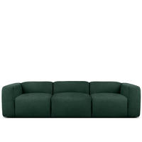 3-SITZER SOFA BUFFO, Dunkelgrün - Dunkelgrün, Holz/Holzwerkstoff (290/73/96cm) - KONSIMO®