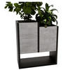 BLUMENKASTEN - Grau, Holzwerkstoff (23/50/44cm) - RAUMHIRSCH FURNITURE