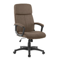 BÜRODREHSTUHL - Braun - Flachgewebe - Schwarz/Braun, Kunststoff/Textil (68/109/57cm) - home24