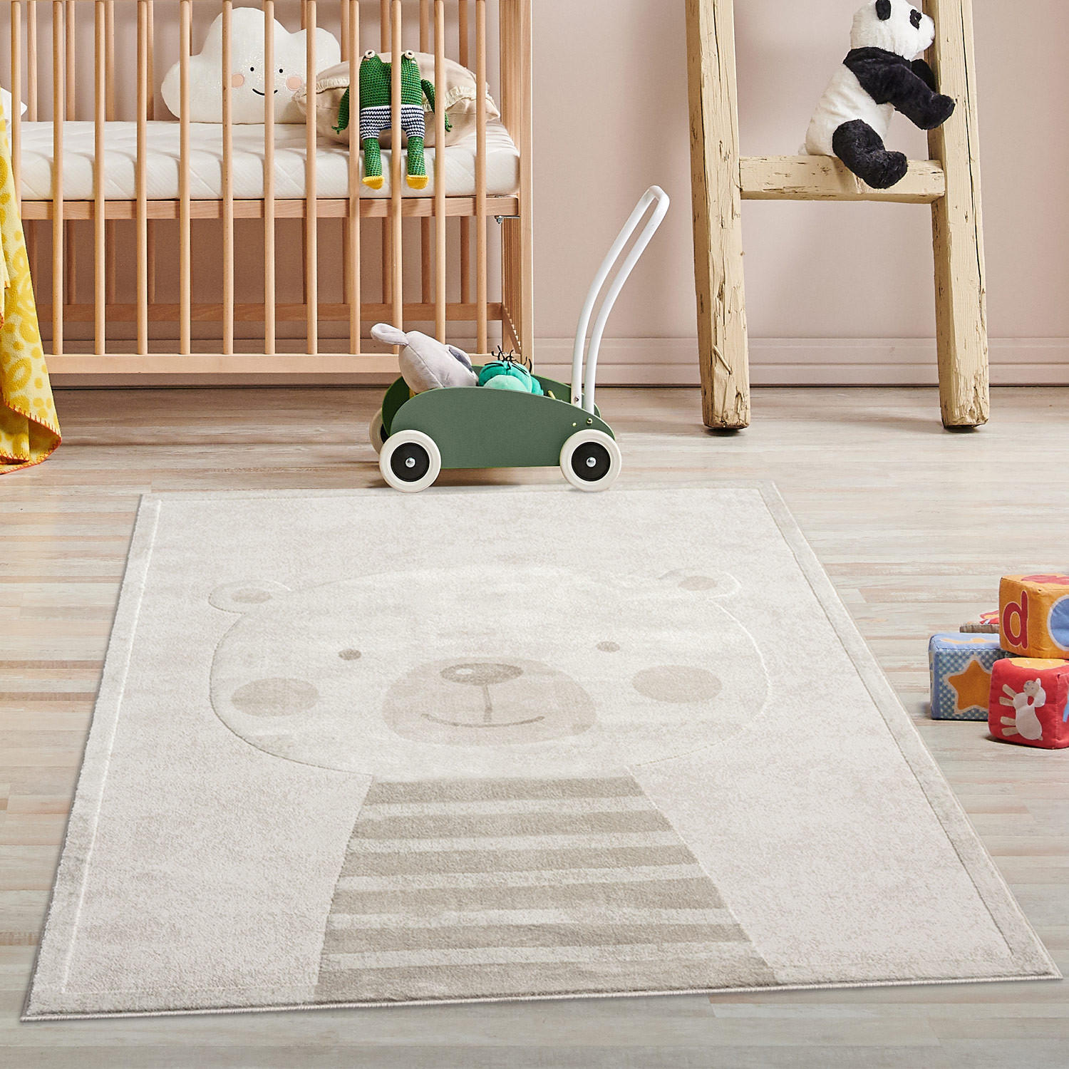 KINDERTEPPICH Mara 710 Creme 120x160 cm - Beige/Creme, Textil (120/160cm) - carpet city