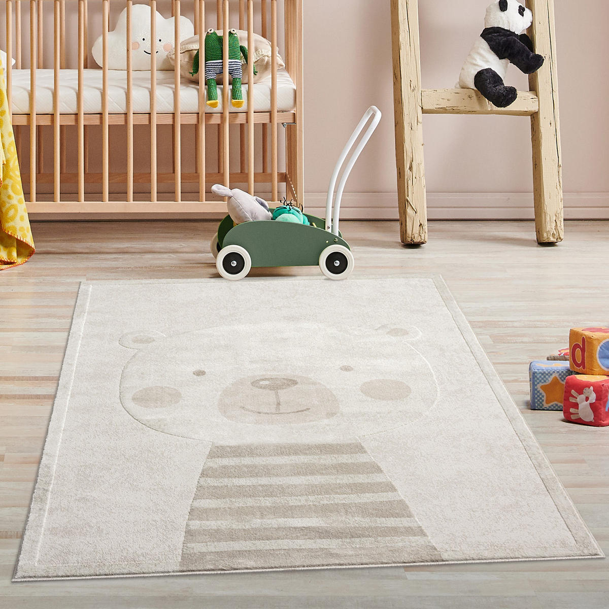 KINDERTEPPICH Mara 710 Creme 120x160 cm - Beige/Creme, Textil (120/160cm) - carpet city