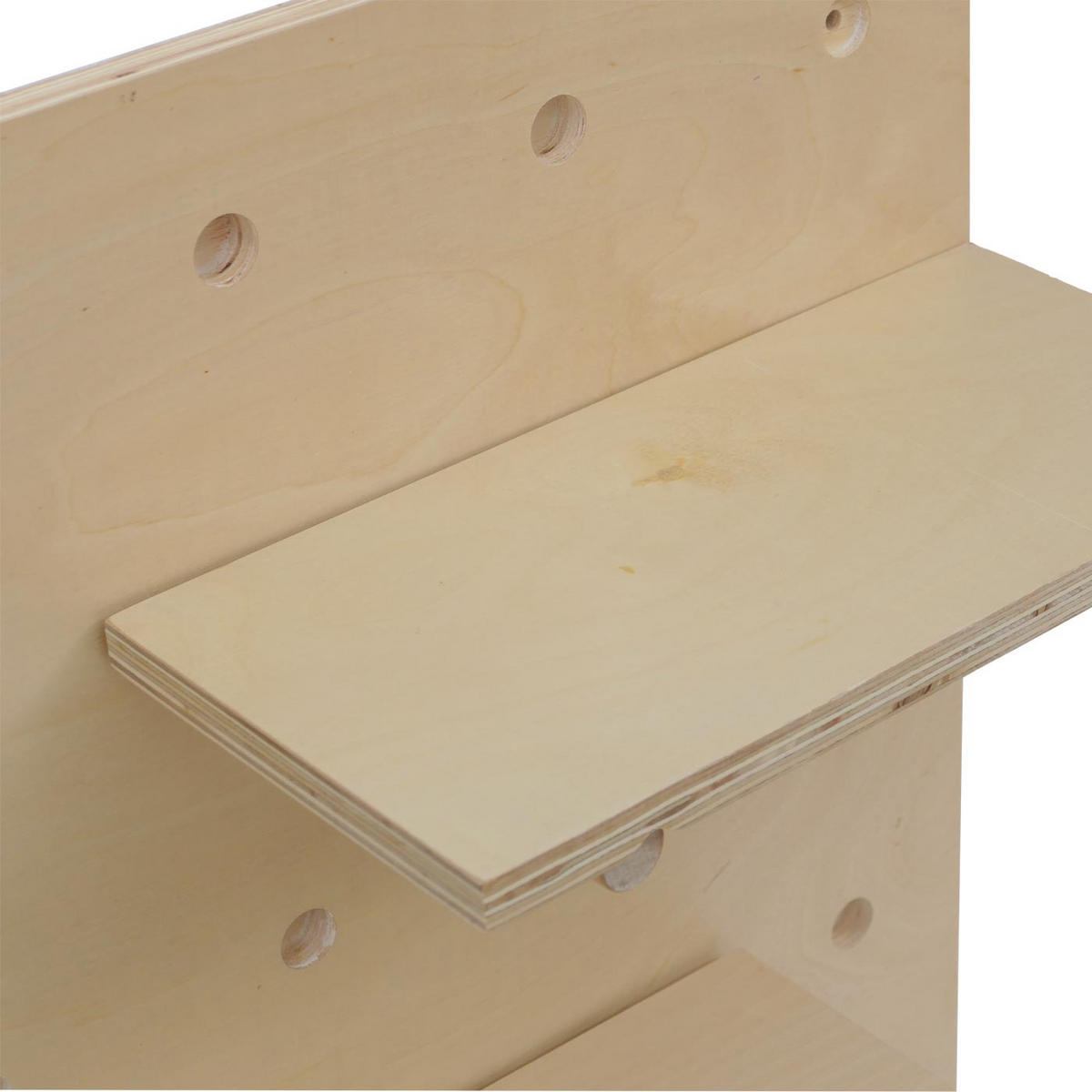 NÁSTENNÝ PANEL Svetlo hnedý Kompletná sada - svetlohnedá, drevo (40/60/1cm) - MCW