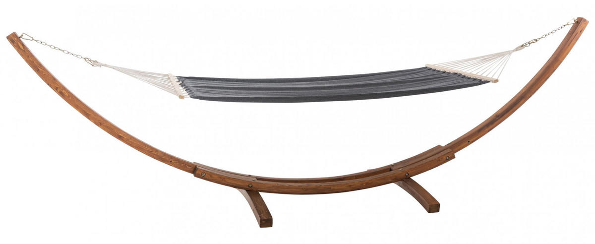 HÄNGEMATTE Stoff Grau - Grau, Textil (120/107/400cm) - CLP