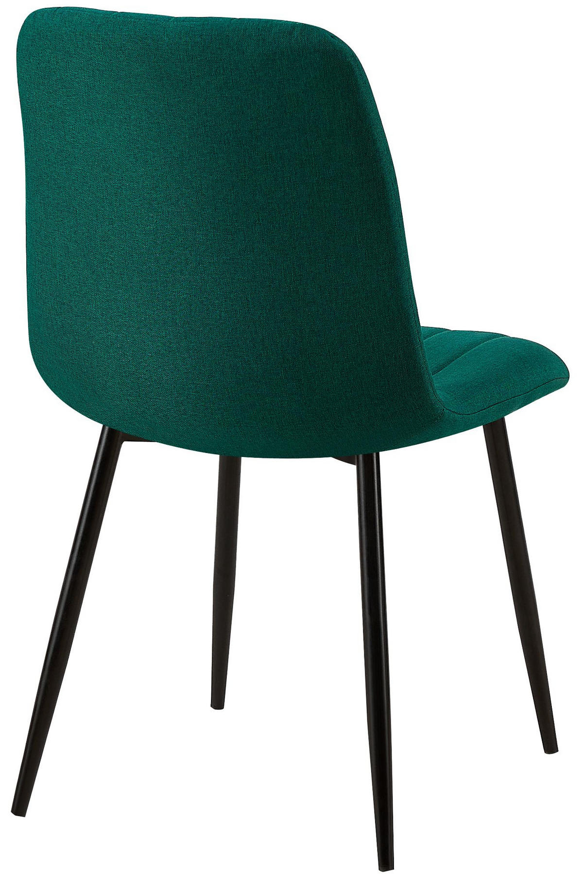 STUHL Stoff Dunkelgrün - Dunkelgrün/Schwarz, Textil/Metall (45/88/53cm) - CLP