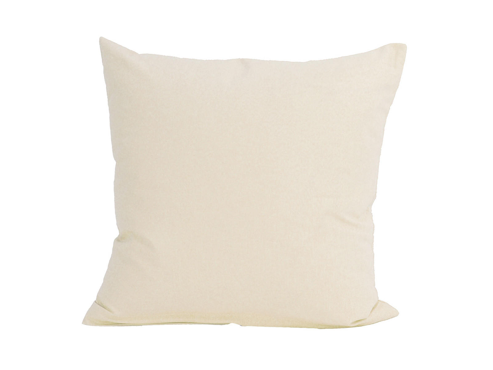 KISSENBEZUG Basic 100% Baumwolle natur 40/40 cm - Creme, Textil (40/40cm) - beties Heimtextil