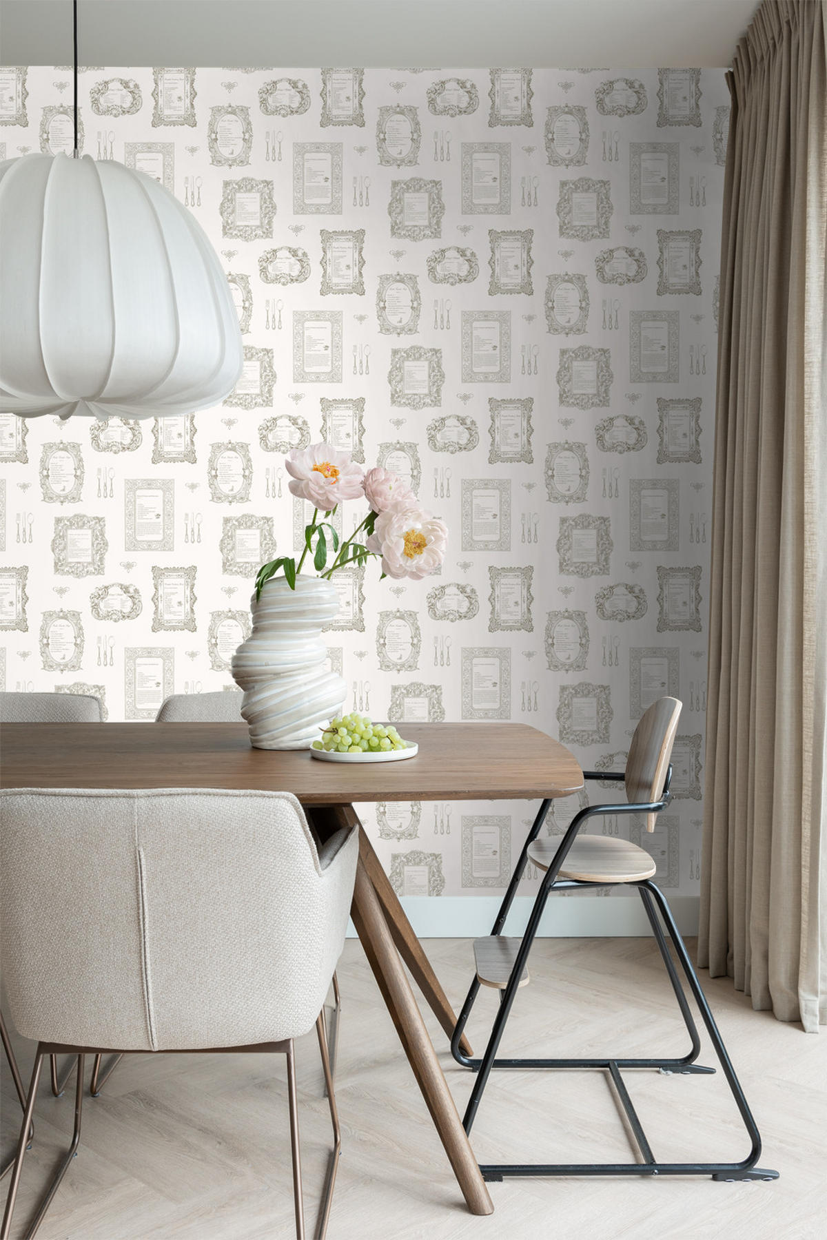 TAPETE Rezepte 53 cm x 10.05 m - Beige, Papier (53/1000cm) - ESTAhome