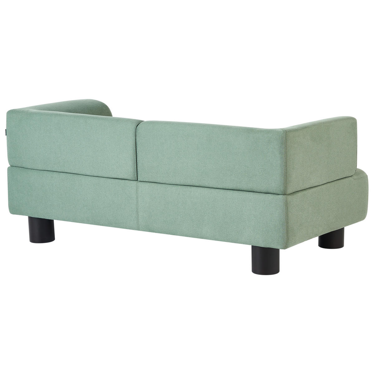 2-SITZER-SOFA Hellgrün Movik - Dunkelbraun, Textil (183/74/90cm) - Beliani