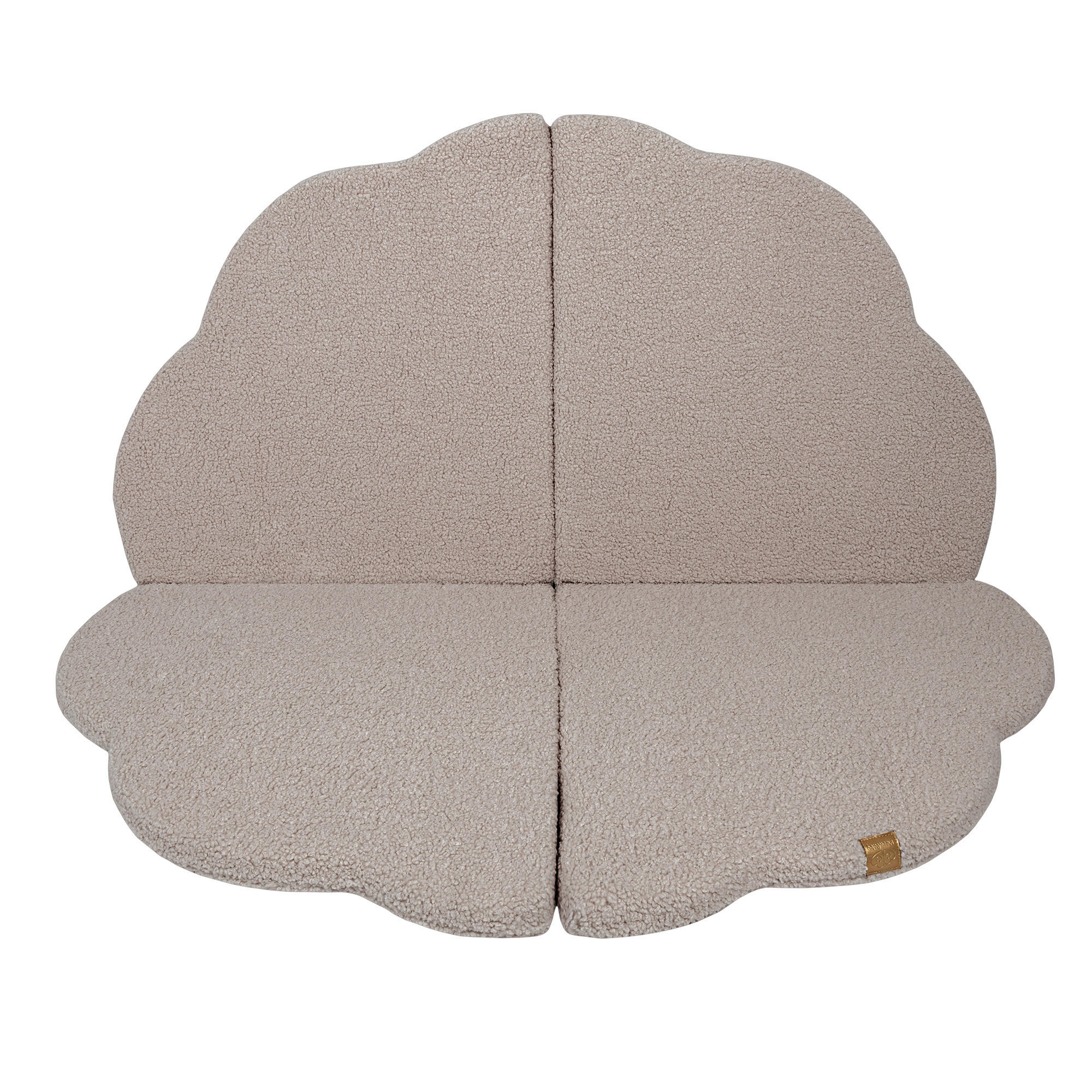 SPIELMATTE für Kinder, Wolke, Bearly, Hellgrau - Hellgrau, Textil (160/160cm) - MeowBaby