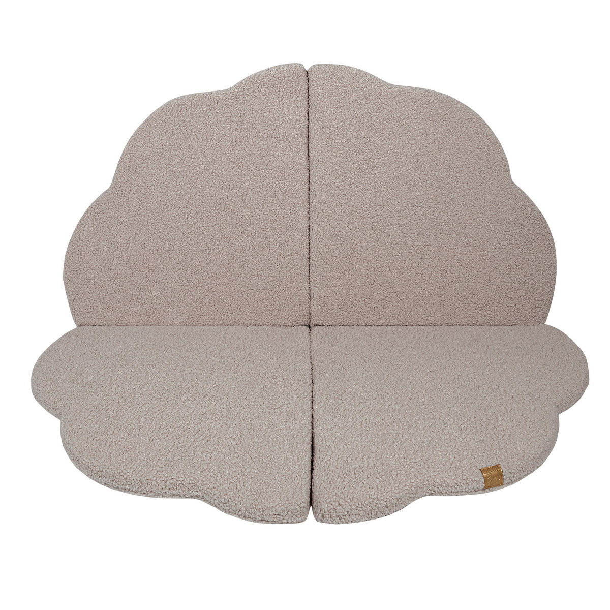 SPIELMATTE für Kinder, Wolke, Bearly, Hellgrau - Hellgrau, Textil (160/160cm) - MeowBaby