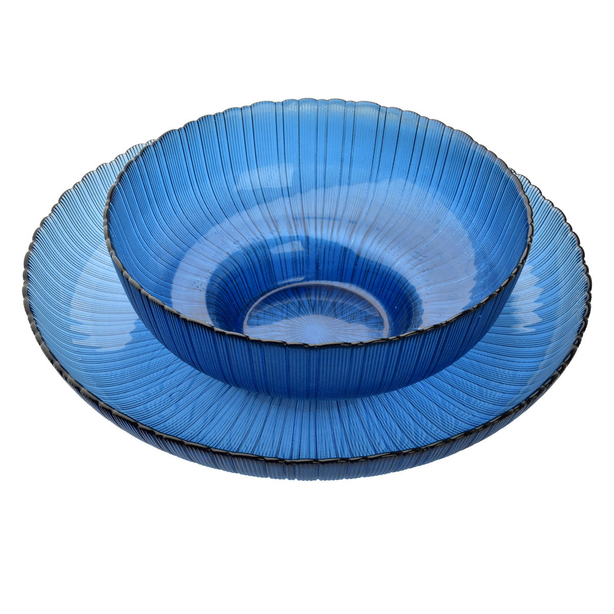 MISA Daz Glass, sklo, modrá - modrá, sklo (27/12/27cm) - Mondex