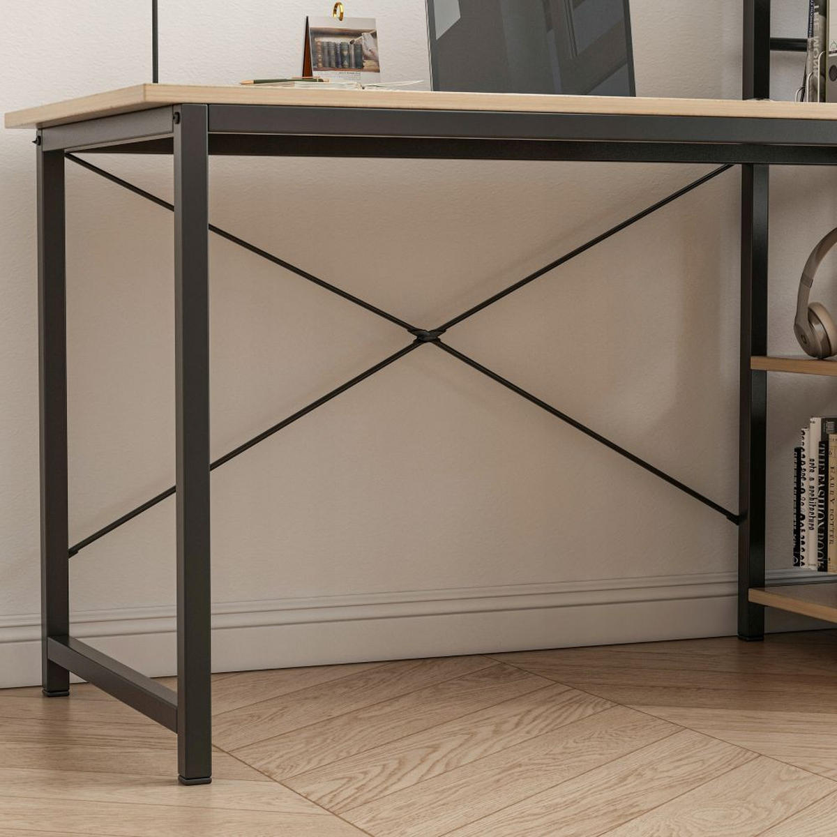 COMPUTERTISCH, braun 119.5/48/120cm - Braun, Holzwerkstoff (48/119.5/120cm)