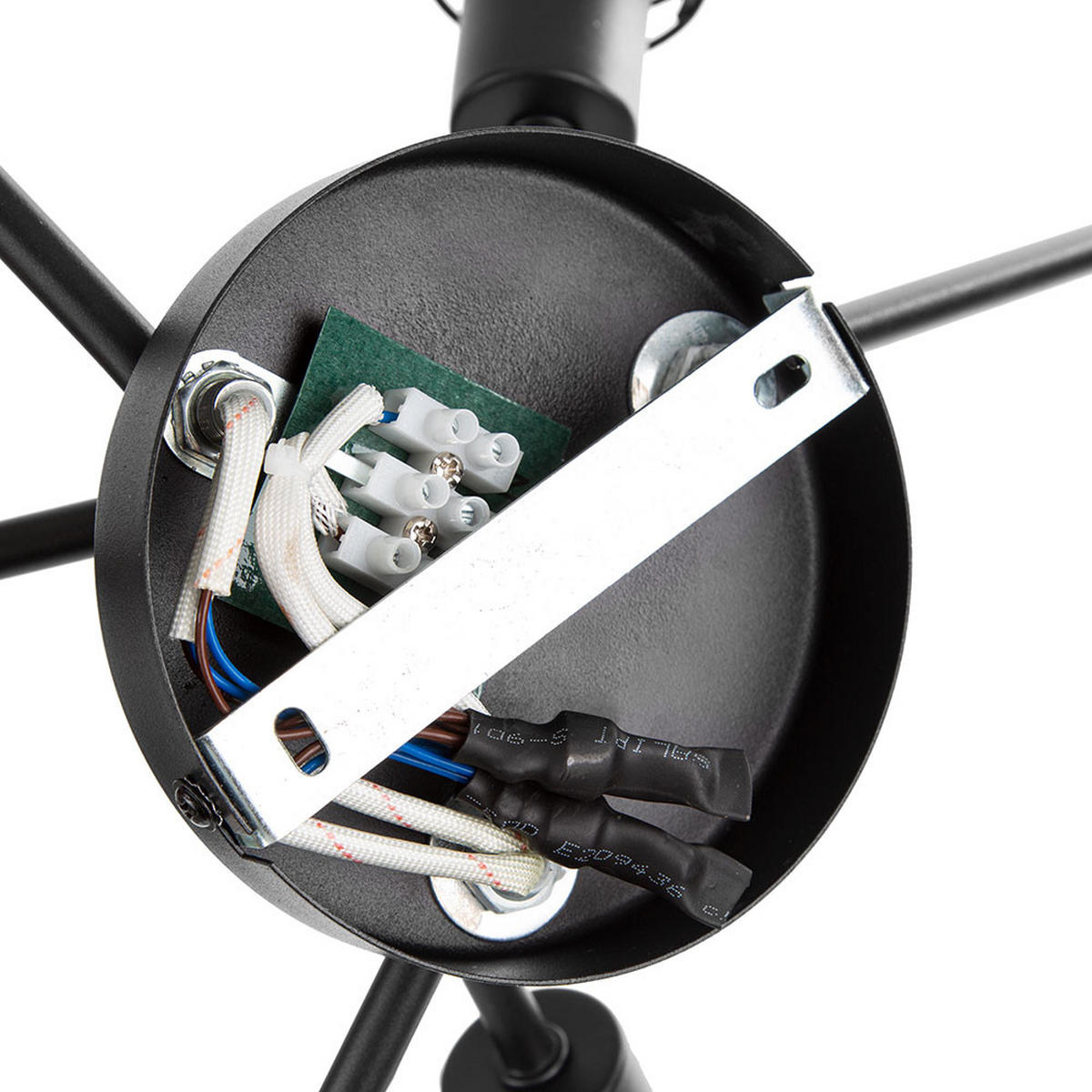 LED DECKENLEUCHTE Metall Schwarz braun - Schwarz, Metall (67/67/20cm) - Nowa