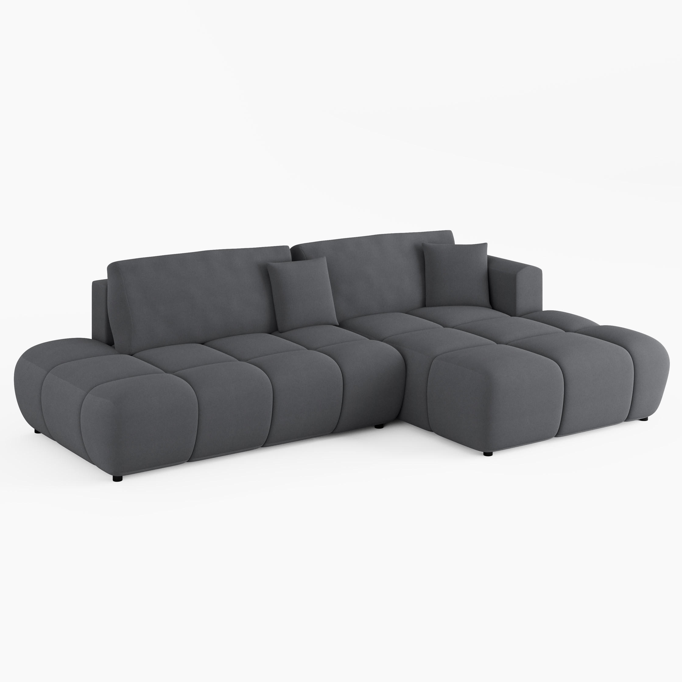 Barchello Ecksofa Grau 270x162 cm