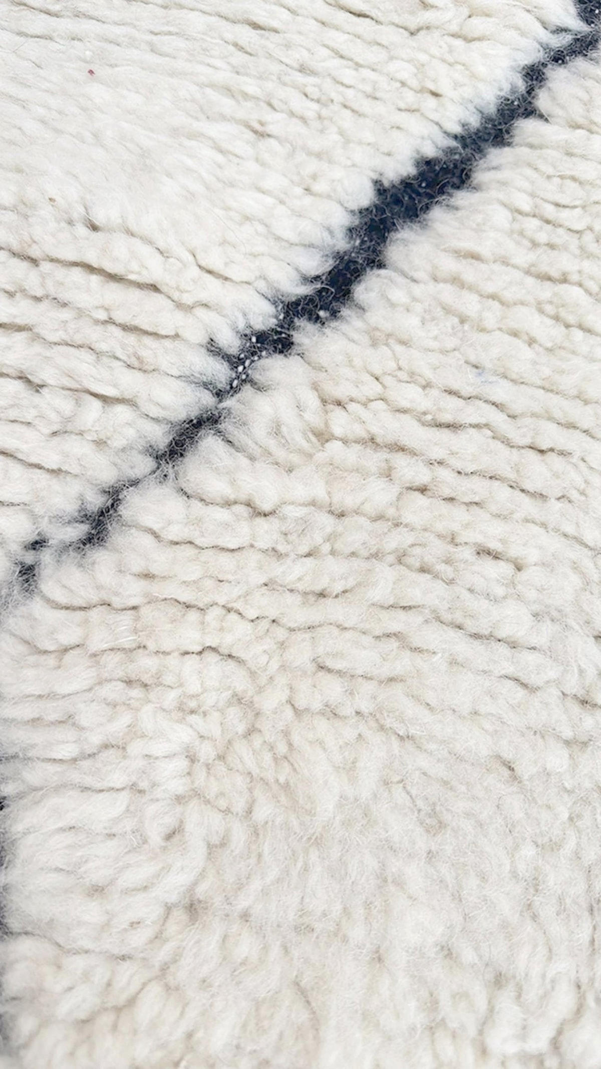 BERBERTEPPICH aus reiner Wolle 103x 167 cm - Beige, Naturmaterialien (103/167cm) - AFK Living