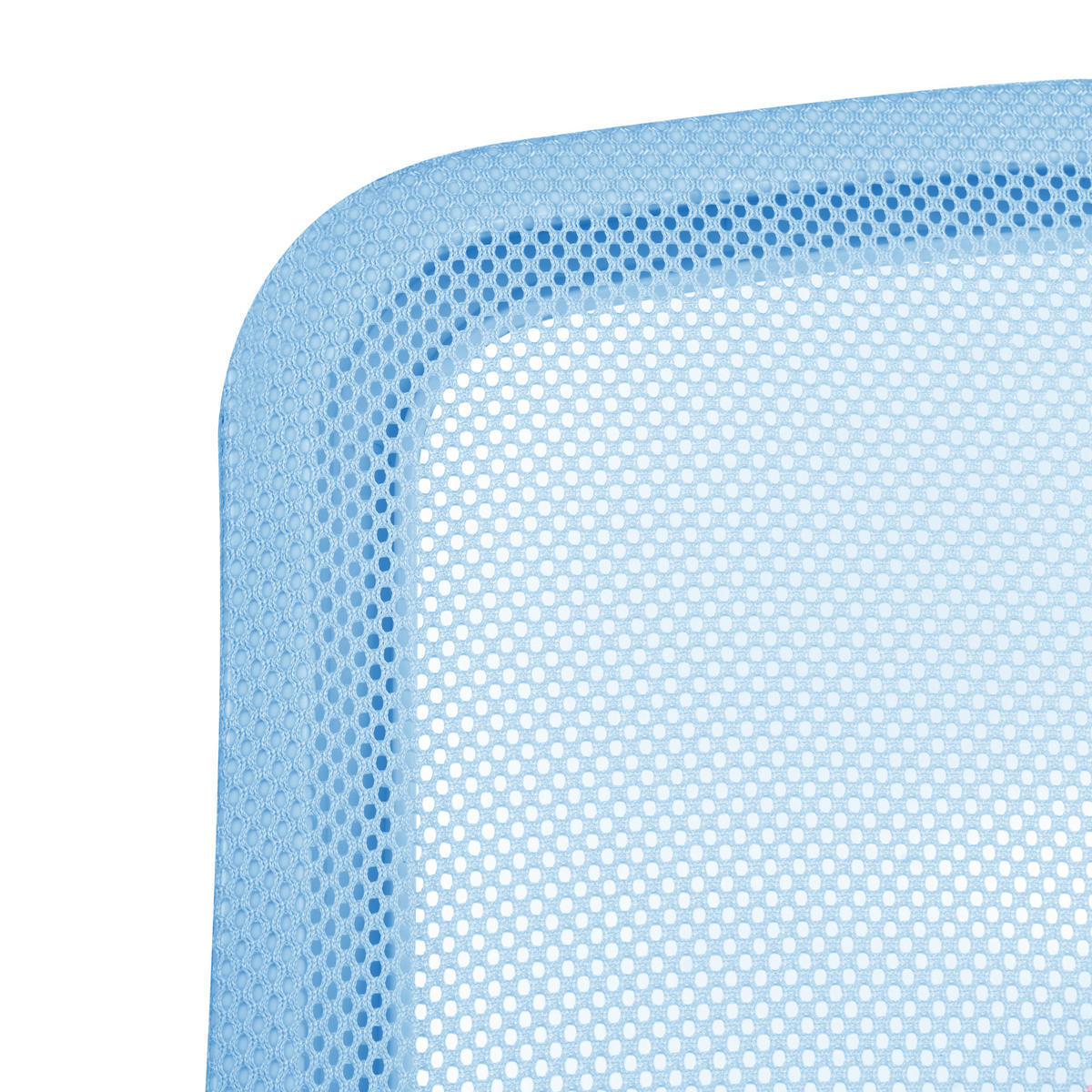 BÜROSTUHL Hellblau Overlord - Hellblau, Textil (49/100/63cm) - Beliani