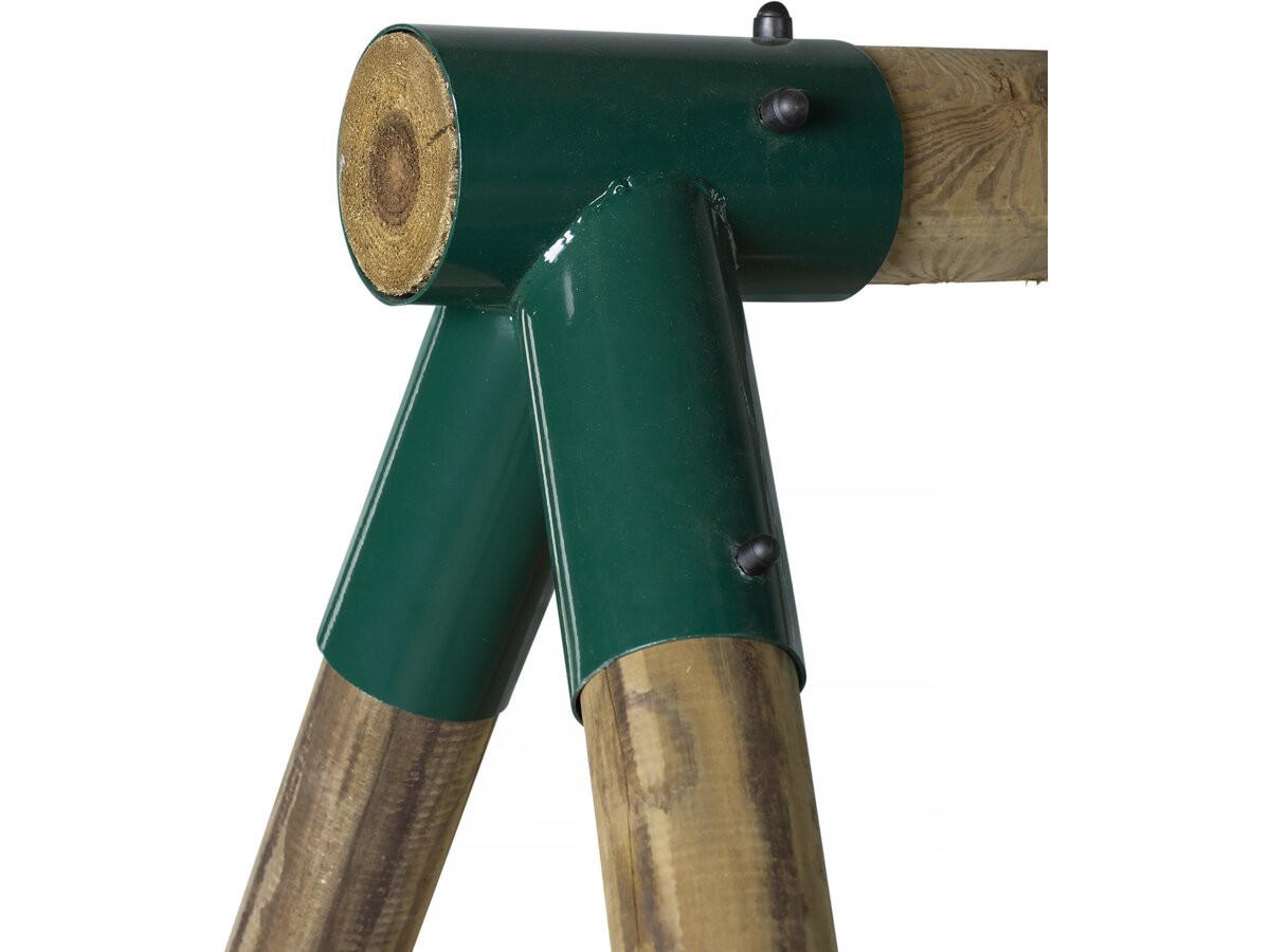 KLETTERGERÜST AUS HOLZ eden Braun - Dunkelbraun, Holz (185/190/240cm) - Habitat Garten