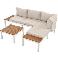 LOUNGEGRUPPE Beige - Beige, Metall - ComfortXL