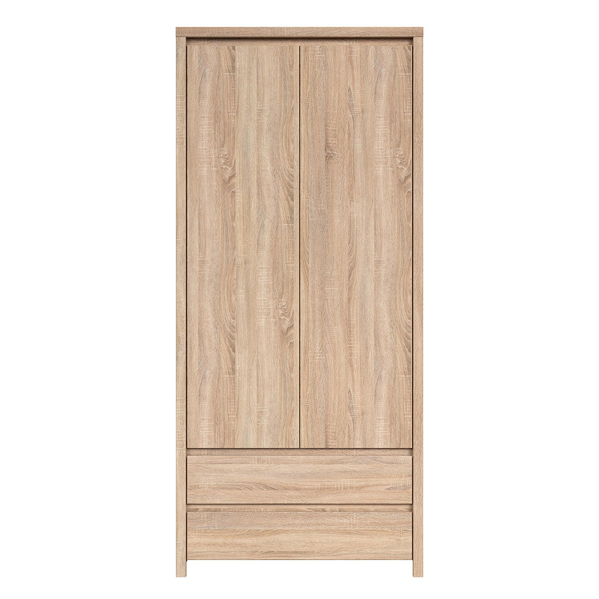 SCHRANK 2 Türen Soren Holz - Braun, Holzwerkstoff (90/200.5/55.5cm) - Petits-meubles