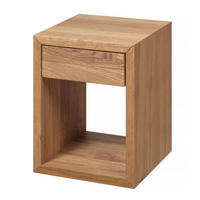 NACHTTISCH Hugo, Eiche, 30/30/39 cm - Eichefarben, Holz (30/39/30cm) - WOODEK