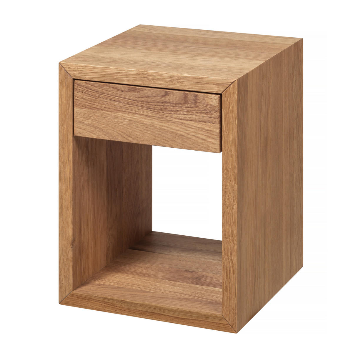 NACHTTISCH Hugo, Eiche, 30/30/39 cm - Eichefarben, Holz (30/39/30cm) - WOODEK