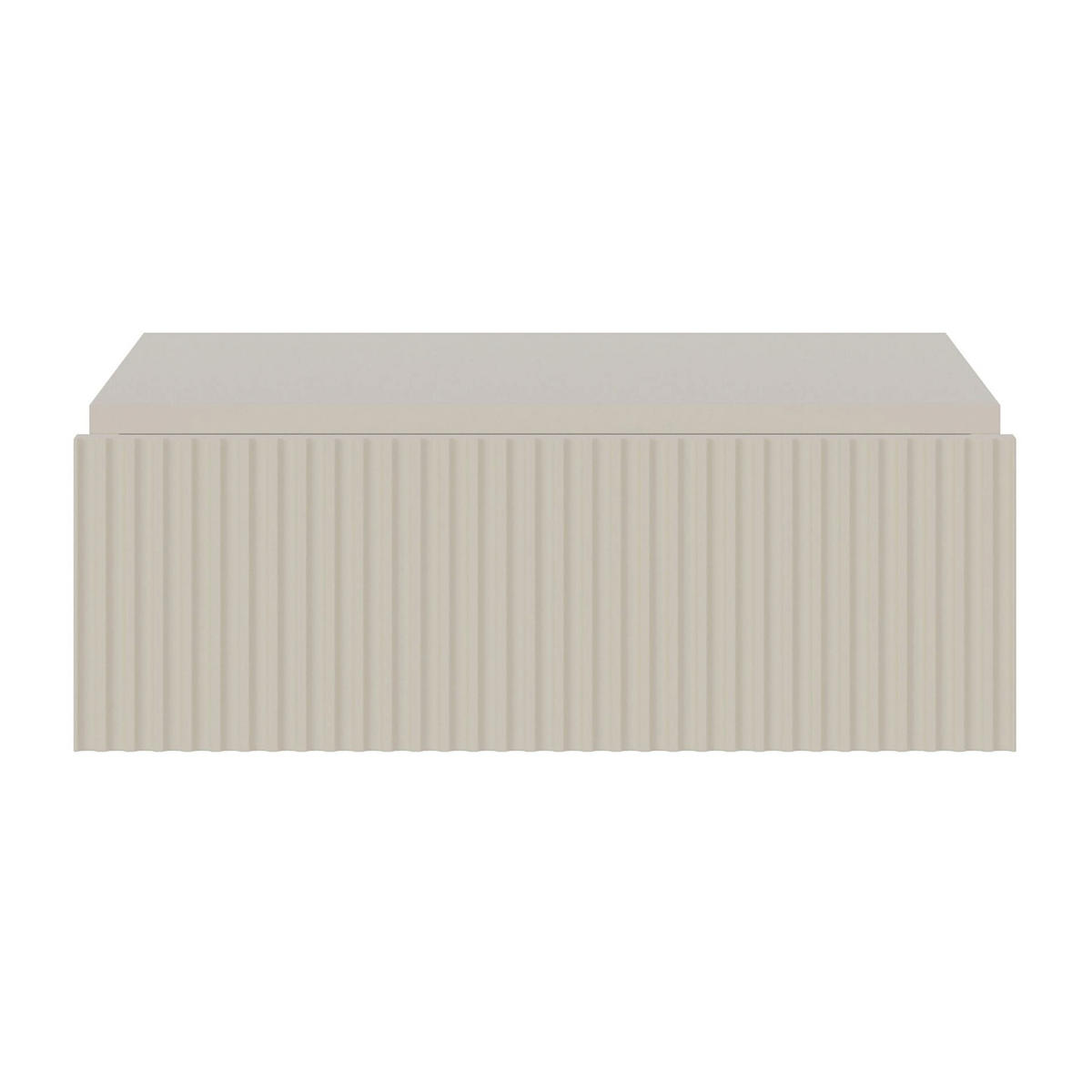 NACHTTISCH Veldio Greige, 50 cm - Taupe, Holzwerkstoff (50/17/35.6cm) - Selsey