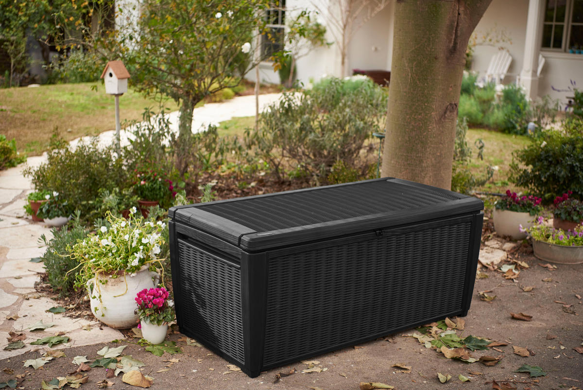 AUFLAGENBOX Sumatra - Dunkelgrau, Kunststoff (73/64/145cm) - Keter