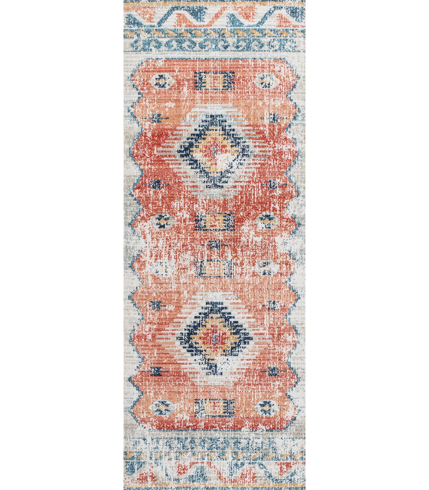 VINTAGE-TEPPICH 80/220 cm Orange - Orange, Kunststoff/Textil (80/220cm) - LIVABLISS
