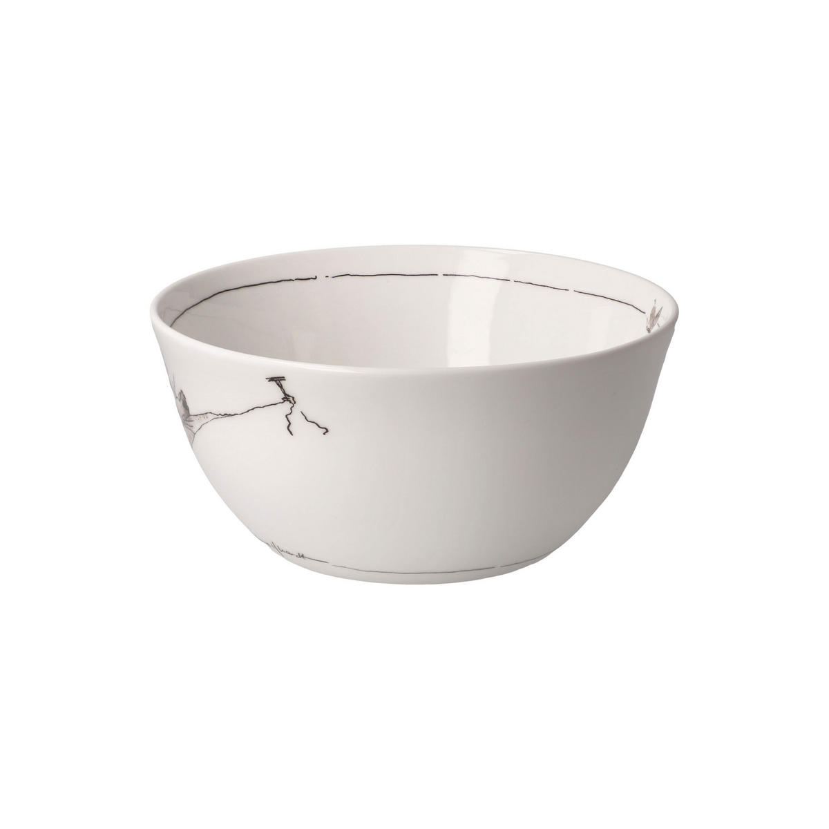 KÜNSTLERSCHALE Peter Schnellhardt - Mittagspäuschen, Fine Bone China, Bunt, 15 cm - Multicolor, Keramik (7cm) - Goebel