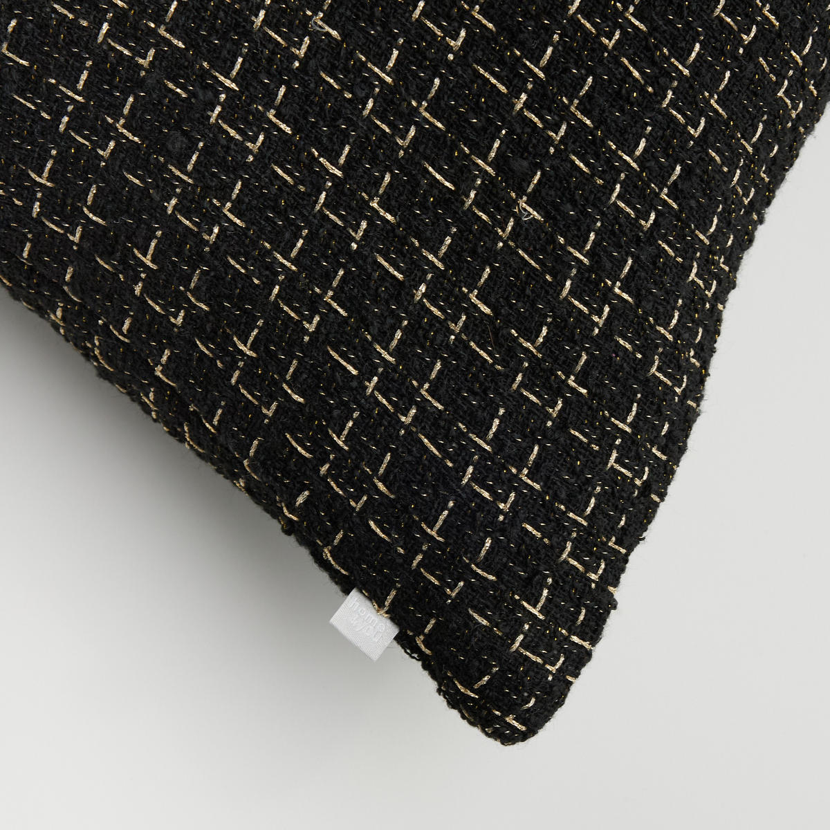 KISSENBEZUG Balin - Schwarz, Textil (45/45cm) - home&you