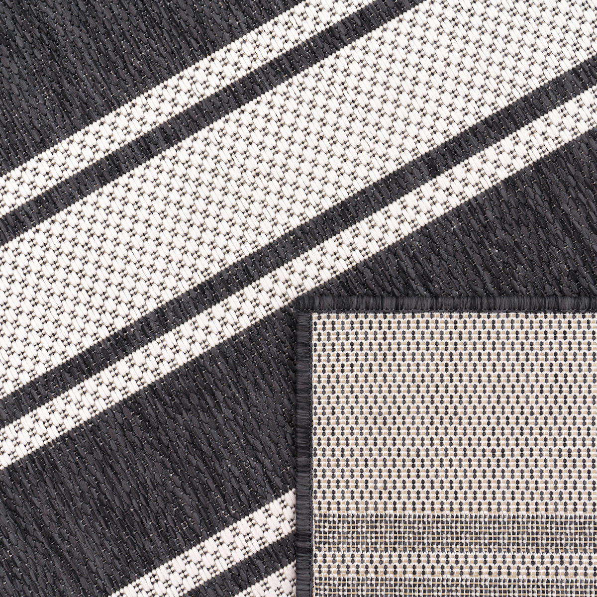 OUTDOORTEPPICH 120/160 cm Roma 273 - Anthrazit, Textil (120/160cm) - Paco Home