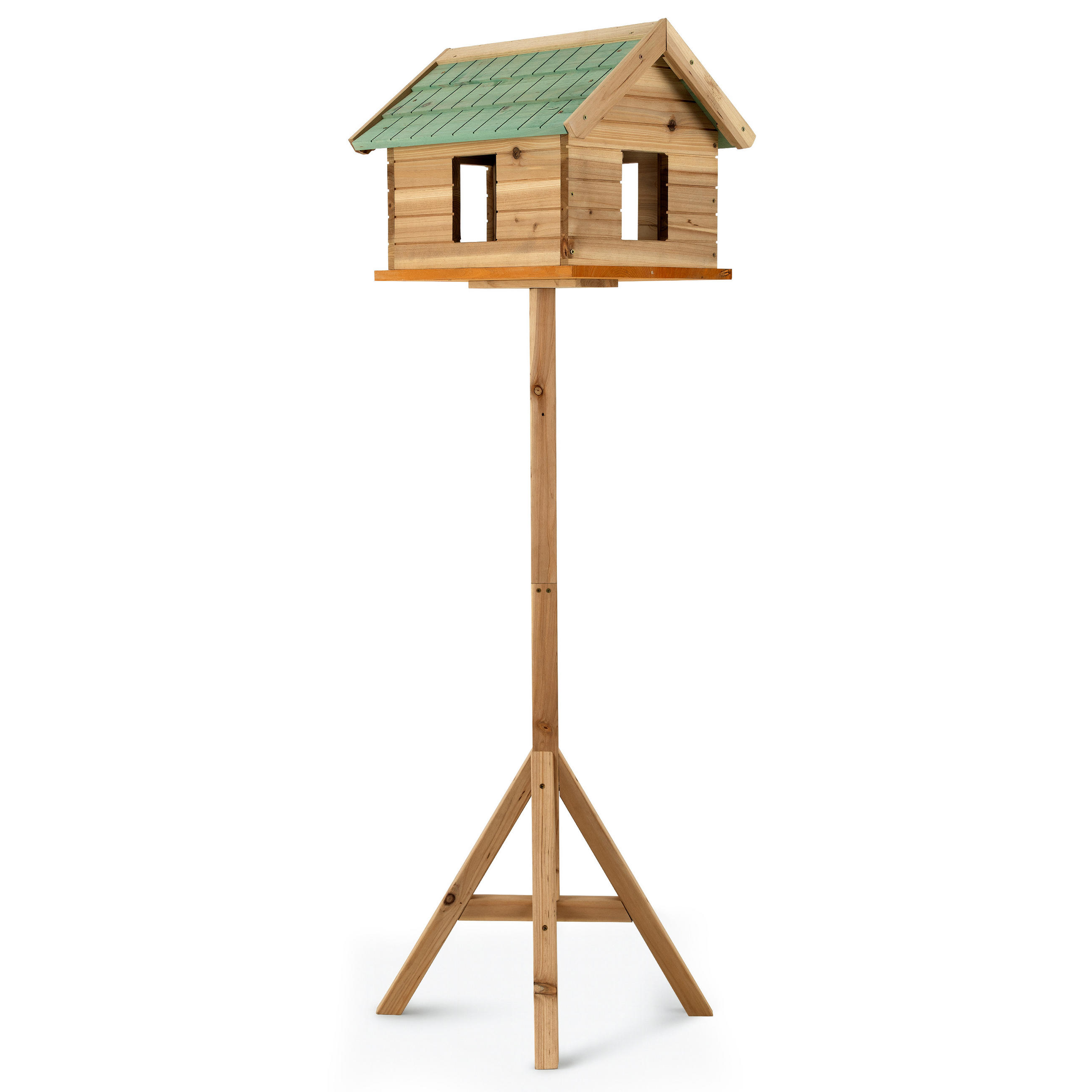 VOGELHAUS VH2 42x33x130cm - Braun, Holz (42/130/33cm) - Moorland