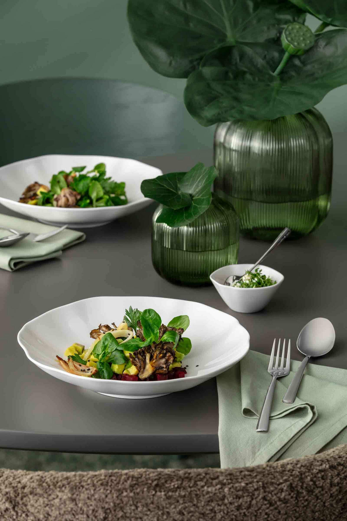 KOMBISERVICE Pura weiß 30er Set - Weiß, Keramik (1/1/1cm) - Villeroy & Boch