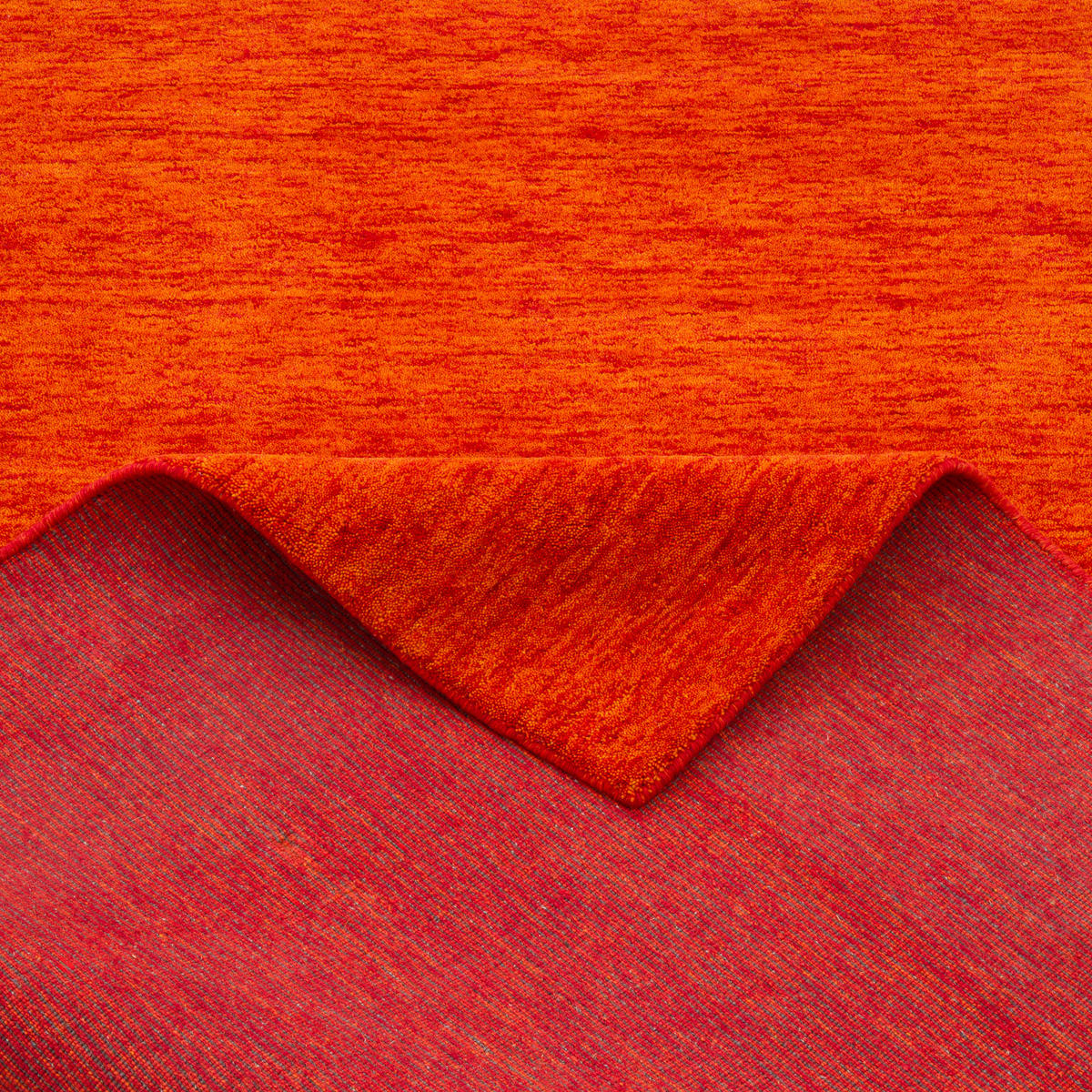WOLLE NATUR TEPPICH GABBEH MAYA EINFARBIG - Terra cotta, Textil (70/300cm) - Pergamon