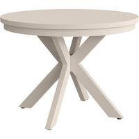 ESSTISCH Bilbao, Runder, mit Metallbeinen, Kaschmir - Kaschmir, Holzwerkstoff/Metall (100/100/77cm) - Beautysofa