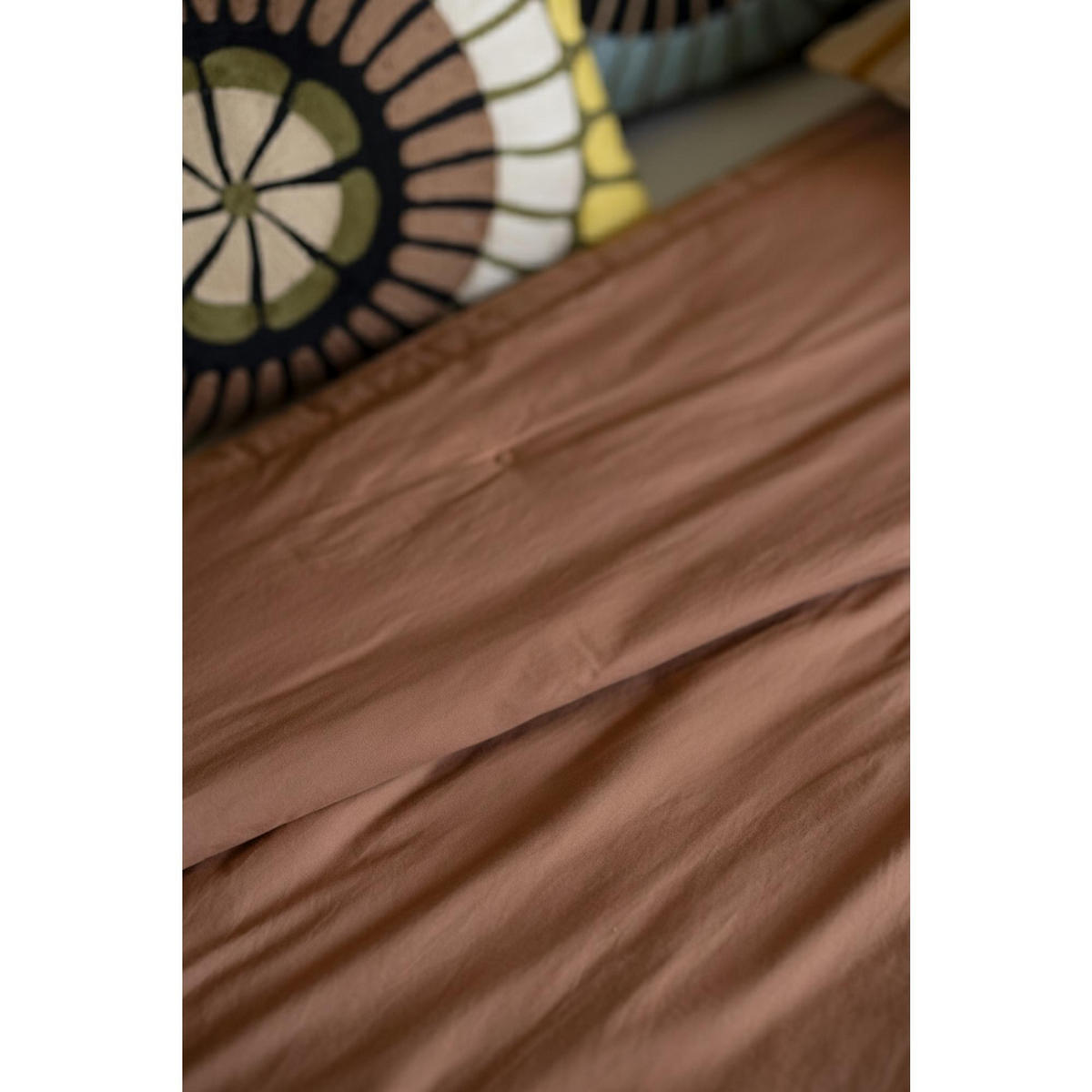 TAGESDECKE Tika mokka 240 x 260 cm - Braun, Textil (240/260cm) - Vivaraise