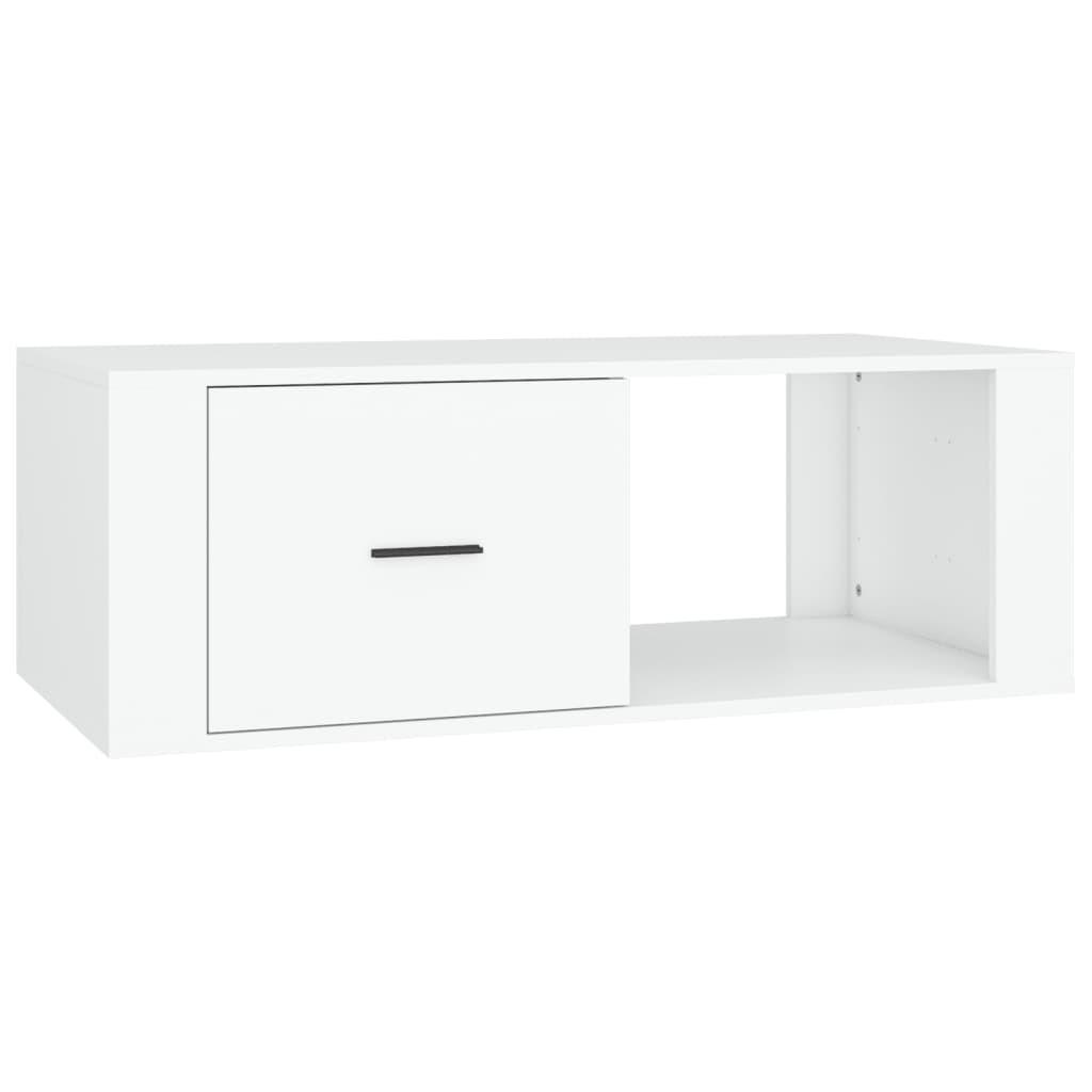 COUCHTISCH Weiß 100x50,5x35 cm Holzwerkstoff - Weiß, Holzwerkstoff (100/50.5/35cm) - furnicato