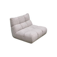 DREHSESSEL VIVIEN Silber Cord Drehbar (360°) - Silberfarben/Schwarz, Kunststoff/Textil (112/85/108cm) - KAWOLA