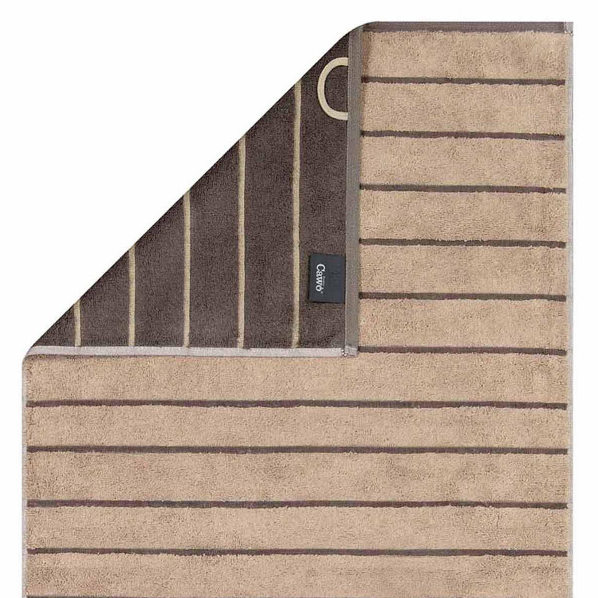 GÄSTETUCH BALANCE DOUBLEFACE 6232 SAND - 39 - Beige, Textil (30/50cm) - Cawoe