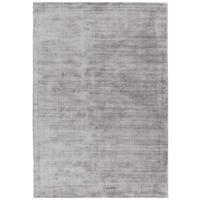 TEPPICH Viskose handgewebt zeitloses Design BARI, Silber 200x290 cm - Silberfarben, Textil (200/290cm) - KADIMA DESIGN