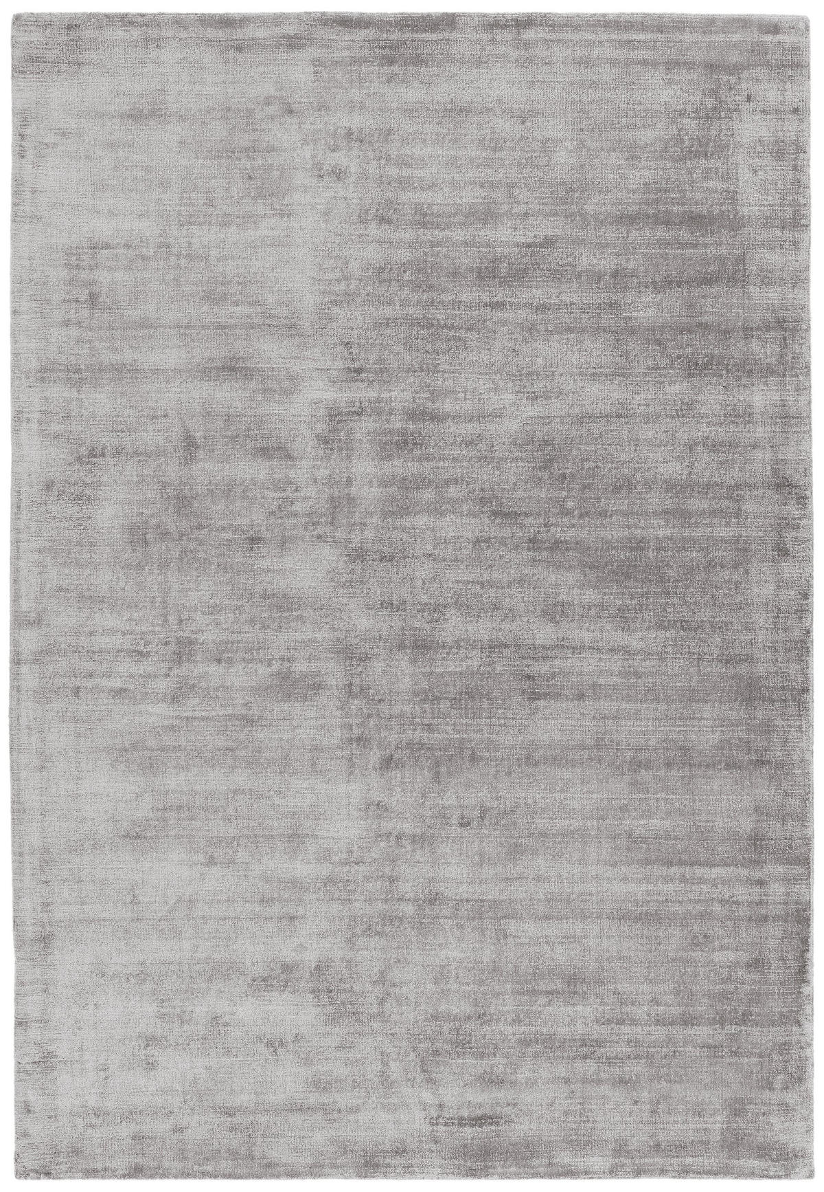 TEPPICH Viskose handgewebt zeitloses Design BARI, Silber 200x290 cm - Silberfarben, Textil (200/290cm) - KADIMA DESIGN