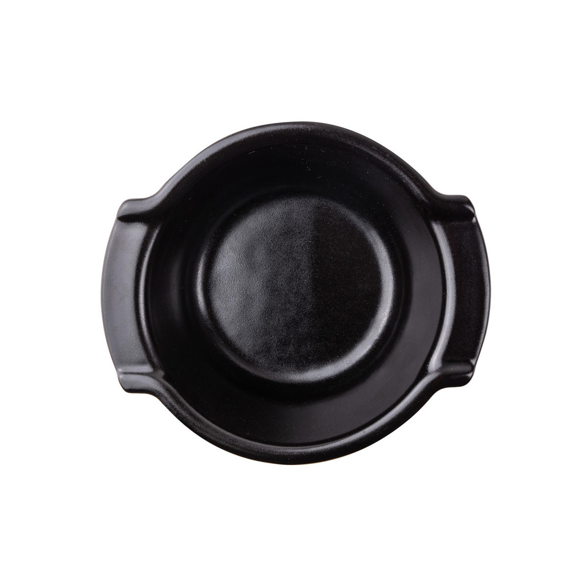 AUFLAUFFORM Ramekin 2er Set Keramik Satinschwarz Ofenfest - Schwarz, Keramik (11/11/5.6cm) - PEUGEOT