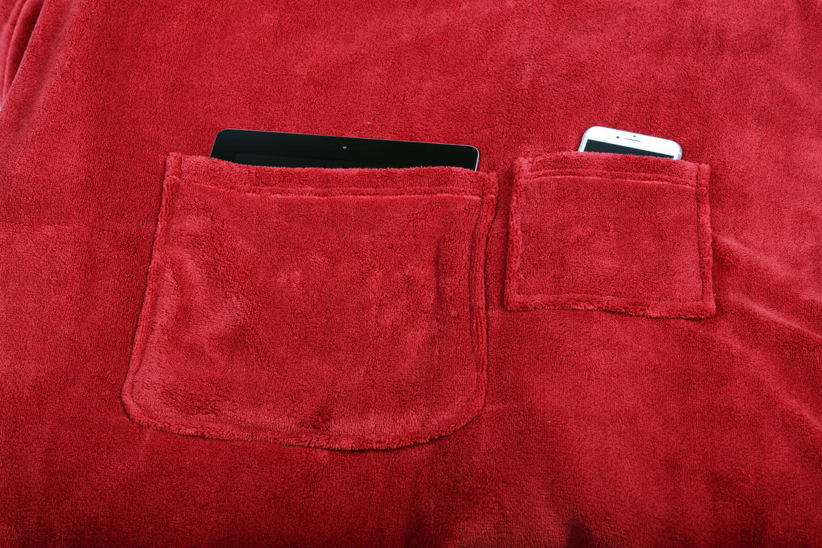 KUSCHELDECKE, 170x200 cm, 100% Polyester, Rot - Weinrot, Textil (170/200cm) - Zollner