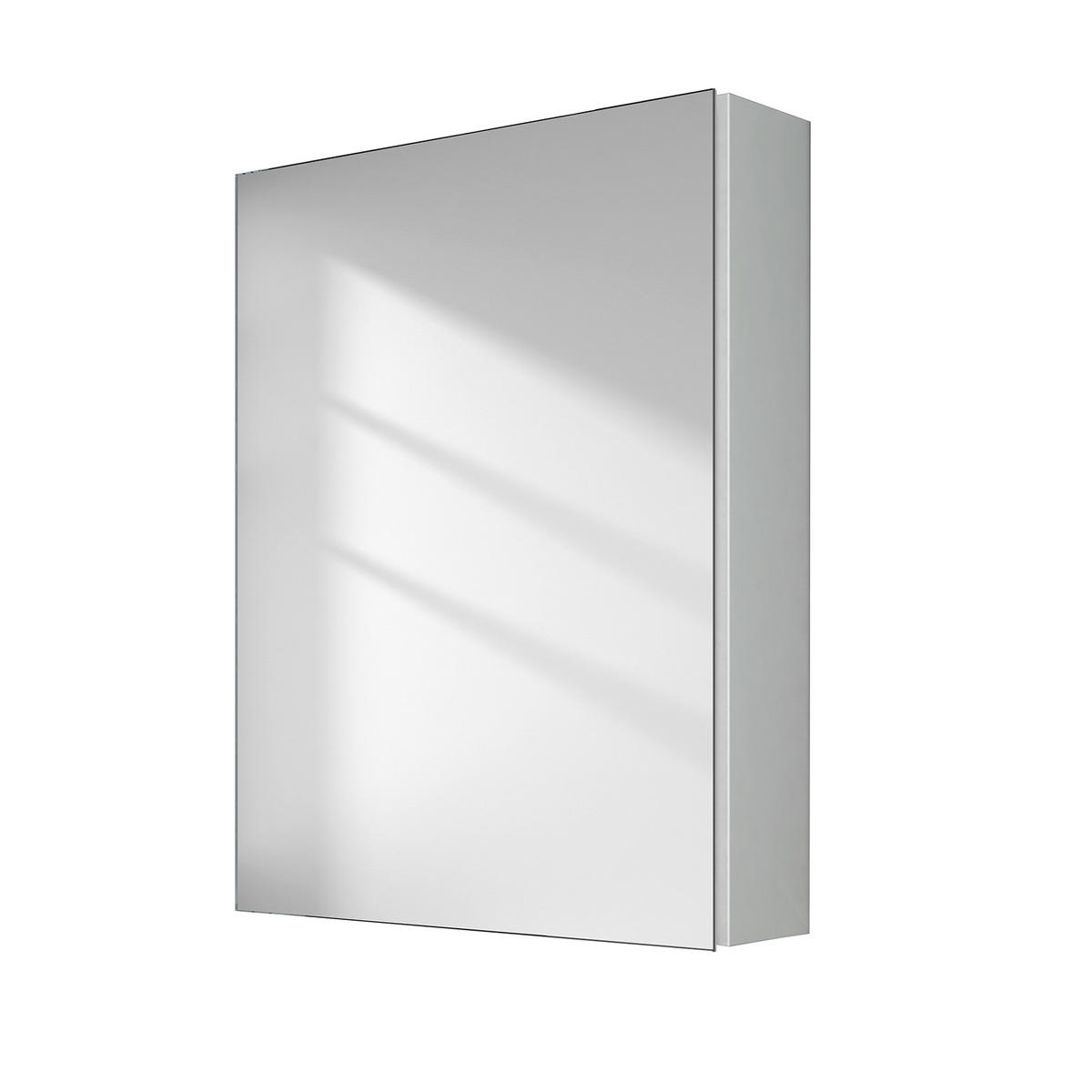 SPIEGELSCHRANK Weiß 65/50/14,5 - Weiß, Metall (50/65/65cm) - EMKE
