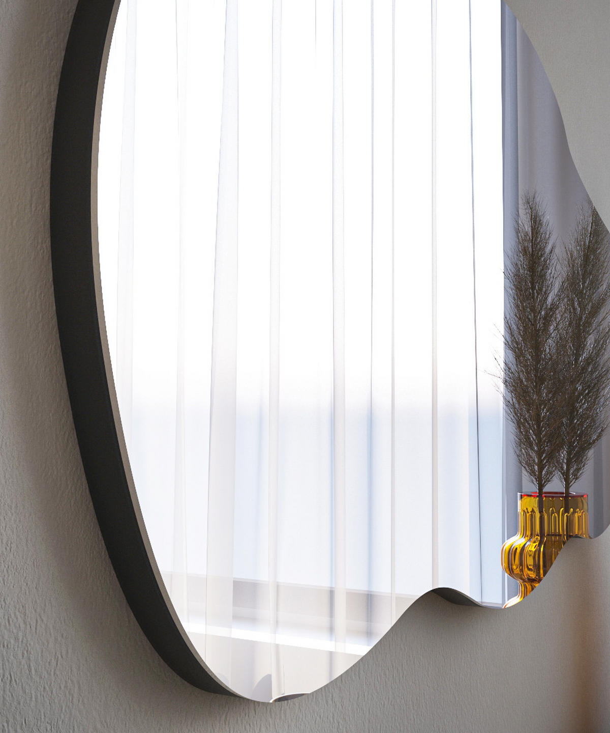 WANDSPIEGEL BABY OS 91157 - Silberfarben, Glas/Holzwerkstoff (40/72/2cm) - moebel17