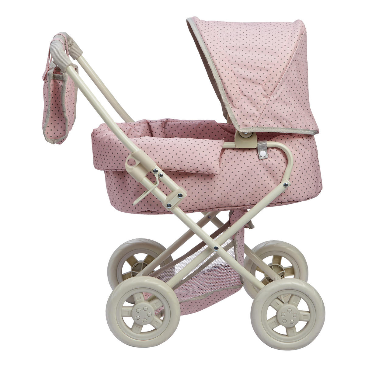 PUPPENWAGEN, Rosa, 64cm - Pink, Holzwerkstoff (37/64/56cm) - Teamson Kids