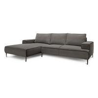 ECKSOFA May Anthrazit 275 × 44 × 173 cm - Anthrazit, Textil (275/44/173cm) - Pillovely