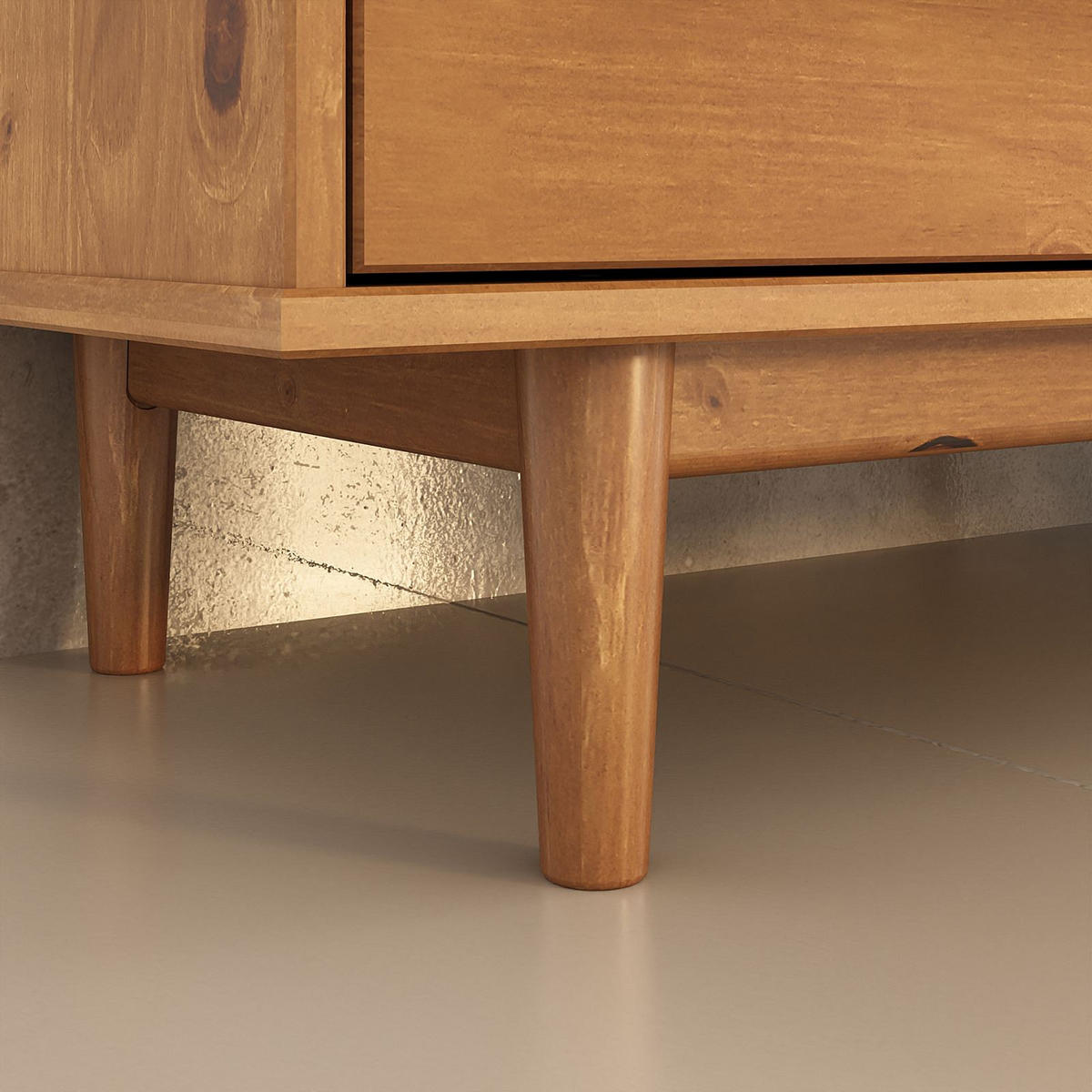 KOMMODE TECCA - Eichefarben, Holz (111/79/41cm) - IDIMEX